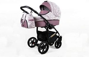 Cochecito de bebe 3 en 1 2 en 1 Trio Isofix silla de paseo Wonderland by SaintBaby Misty Violet 2in1 sin Silla de coche