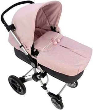 Saco para Capazo Rosy Fuentes - Saco para Bebé Universal - Saco tres usos - Funda para capazo de bebé-0-rosa empolvado