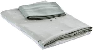 Babyclic Funda Nórdicas Trípticas Cuna Y Minicuna (Fda + Bajera + Fda. Almohada) Moss Verde - Fundas De Edredón