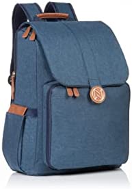 Niro Mochilas de Pañales para Bebé Mochila multifuncional para transportar objetos necesarios para recién nacidos con ganchos de metal para coche de bebé, Bolsa multibolsillos para pañales, biberones