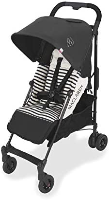 Maclaren Quest Arc silla de paseo tipo paraguas compacto y ligero, Para niños de recién nacidos hasta 25 kg, capota extensible con factor UPF 50+, asiento reclinable, Incluye protector para la lluvia