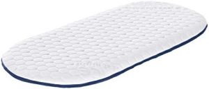 Ecus Kids Colchón Cuna Mimo Peti con Espuma perfilada más Transpirable Memoria, 72x32x0.5 cm (Paquete de 1)