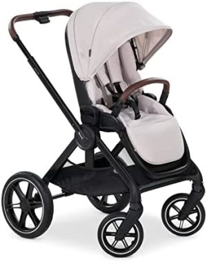 Hauck Walk N Care, Silla de Paseo Premium, Ruedas de goma, Carrito Bebe Ligero, Asiento Ajustable en Altura y Asa Telescópica, Reversible, Capota XXL protección UV 50+, Plegable, Beige