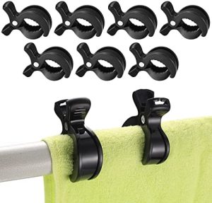 9 Piezas Pinzas Universales para Cochecito, Clips Ganchos de Cochecito Plastico, Clip de Mantas, Pinzas de Cochecito Carrito Bebe para Fijar Muselinas Juguetes Mantas Bolsas Cochecito
