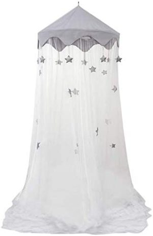 AMANKA Mosquitera retardante del fuego 2,5x13,5 m Estrella Dosel cama Cortinas contra mosquitos