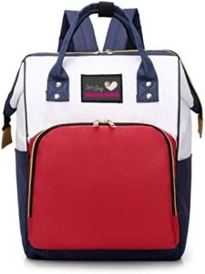 " APP LIFE Bolso mochila Mama para recién nacidos con bolsillos múltiples aislantes porta pañales multifunción rojo, rojo, 40X25X16