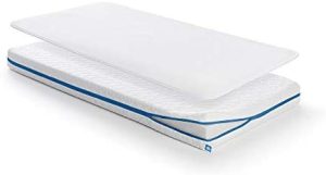 Aerosleep - Safe Sleep Pack Evolution - Colchón + Protector de colchón transpirable para mini cuna, medida: 40 x 90 cm