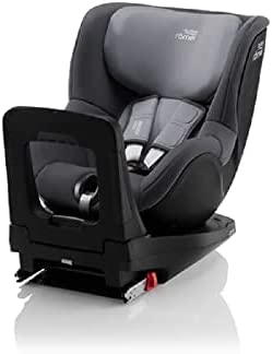 BRITAX RÖMER Silla Coche DUALFIX Z-LINE Gira 360° ISOFIX Niño de 61 a 105 cm i-SIZE Grupo 0+/1 de 3 Meses a 4 Años, Midnight Grey