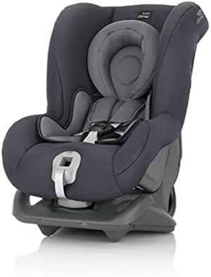 BRITAX RÖMER Silla Coche FIRST CLASS PLUS Instalación con Cinturón de Seguridad Niño de 0 a 18 kg Grupo 1 desde el Nacimiento hasta los 4 Años, Storm Grey