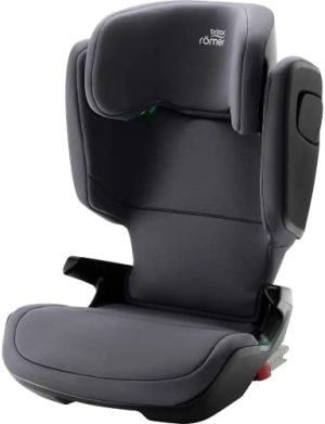 BRITAX RÖMER Silla Coche KIDFIX M i-SIZE, Evolutiva y Duradera con Sistema de Anclaje ISOFIX niño de 100 a 150 cm Grupo 2/3 de 3.5 a 12 años, Storm Grey