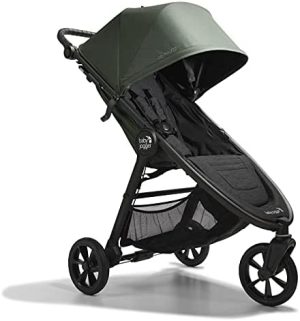 Baby Jogger City Mini GT2 - Carrito de bebé ligero para cualquier terreno, con una sola mano, plegable, color verde