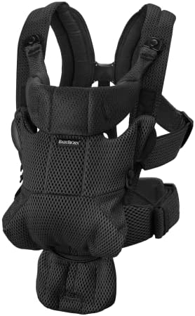 BabyBjörn Porta Bebé Move, Malla 3D, Negro