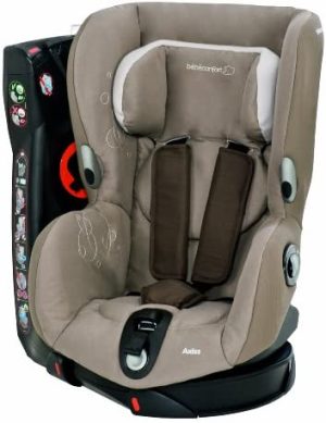 Bébé Confort Axiss Asiento de Coche Giratorio Grupo 1 (9-18 kg), Marrón (Walnut Brown), 57.5 x 43.5 x 63 cm