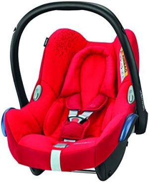 Bébé Confort, Silla de coche grupo 0+ Isofix, rojo (Vivid Red)