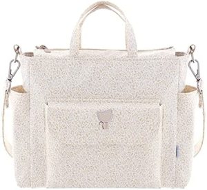 Bolso Maternal Pack Mar Beige 16X43X37 Cm