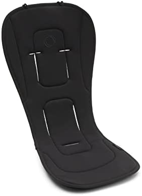 Bugaboo Colchoneta Doble Confort para carritos, Comodidad para todas las estaciones, Ajuste mejorado, Compatible con todos los carritos Bugaboo, Reversible, Malla 3D supersuave, Midnight Black