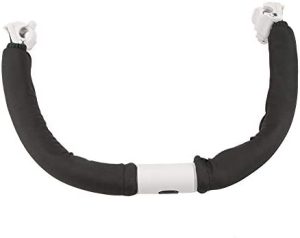 Cikonielf Barras de Parachoques para Cochecito de bebé, Manillar de Cochecito de bebé Universal Ajustable, Manillar Desmontable, reposabrazos Seguro, Accesorios para Carrito de bebé(Negro)