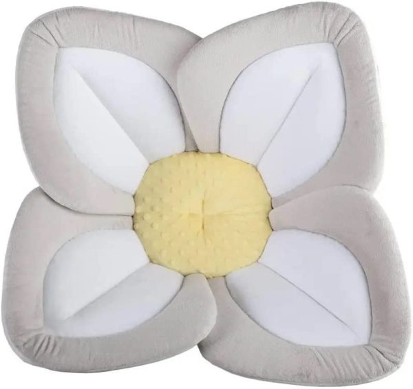 Cojín bañera bebé recien nacido, forma de flor. Almohada bañera bebé. Bañera plegable bebé. Adaptador bañera bebé, evita deslizamientos. Asiento bañera bebé. Reductor bañera bebé. Talla grande.