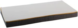 ComfyLine - Colchón de cama de 64 x 124 cm para bebé recién nacido Cuna de casa y camping de 12 cm de alto con revestimiento extraíble y lavable. Fabricado en Italia