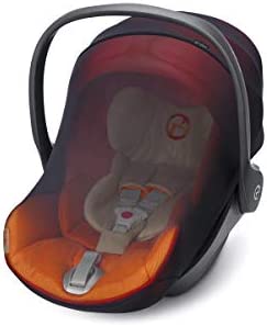Cybex 516405001 Mosquitera para Portabebés Aton y Cloud, Negro