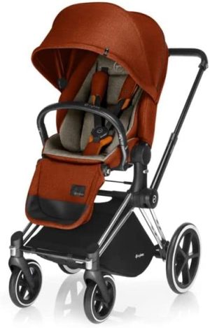 Cybex Priam - Carrito para bebé (mate, con CYBEX Platinum PRIAM Lux Seat color marrón