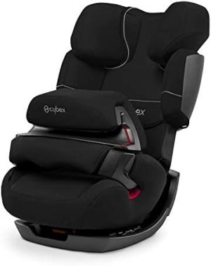 Cybex - Silla de coche grupo 1/2/3 Pallas, silla de coche 2 en 1 para niños, sin ISOFIX, 9-36 kg, desde los 9 meses hasta los 12 años aprox., color Negro (Pure black)