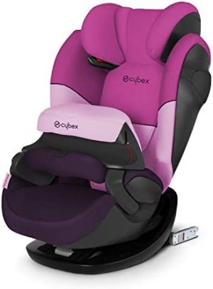 Cybex Silver Pallas M-Fix 519001095 Silla de Coche Grupo 1/2/3, 2 en 1 para Niños, para Coches con y sin Isofix, Colección Color 2021, Morado (Purple Rain)
