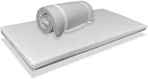 DORMISSIMO Colchón Bebe Cuna de Viaje MIMO120X60 Gris 5 CM - Desenfundable, Lavable, antifacteriano y fácil de Transportar