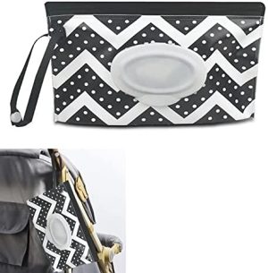 Dispensador de Toallitas,Dispensador Toallitas Bebe,Funda Humedas Toallitas Bebe,Bolsa Toallitas Bebe Portátil, Viajes Bebe Mojado Tejido Caja, Dispensador Toallitas Humedas,Reutilizable