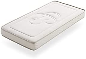 ECCOX - Colchón de Cuna Coconut - Colchón para Cama Montessori Altura 12 cm - Sistema Rollingback Antivuelco - Tejido Fibras Naturales de Coco Todotherm - Termorregulación (57x117 cm)