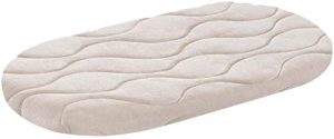 Ecus Kids Colchón Capazo Bebé Organic minicuna, Beige, 75x40x05 cm