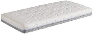 Ecus Kids Colchón de Cuna antiahogo Oxsi, Textil, Blanco/Gris, 140x070