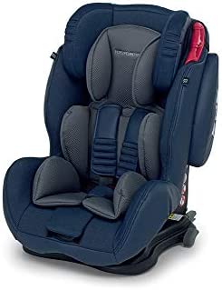 Foppapedretti Isodinamyk Silla de Coche IsoFix, Grupo 1/2/3 (9-36 Kg) para Niños de 9 meses a 12 años, 66 x 50 x 76 cm, Jeans