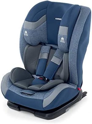 Foppapedretti Re-klino Fix Silla de coche Grupo 1-2-3 (9-36 Kg) Isofix, FIX SEGG.AUTO, Azul (sky)