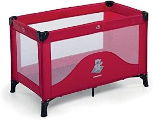 Foppapedretti Teddytour Cuna de viaje, color rojo