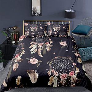 Funda Nórdica De Estilo Bohemio, Juego De 3 Piezas De Ropa De Cama Y Funda De Almohada Para Dormitorio De Estudiantes En El Hotel En Casa, Funda De Edredón Lavable A Máquina Con Cremallera Invisible