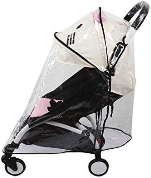 Funda de Lluvia Para Babyzen Yoyo Yoya Accesorios de Cochecito de bebé Chubasquero Impermeable a Prueba de Viento (Large)