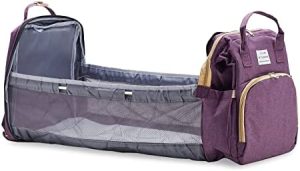 GLOBAL Mochilas de Pañales para Bebé, bolsa carro bebe gran Capacidad Mochila de Cambio Bolsa para Pañales con Cambiador y Porta Chupetes para Mamá organizador de cosas de bebe