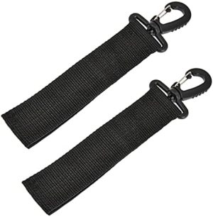 Ganchos Carrito Bebé Universal Gancho silla paseo y Cochecito de Bebé de Seguridad Cochecito de bebé Correa de muñeca de seguridad para silla de ruedas Negro 2 Unids