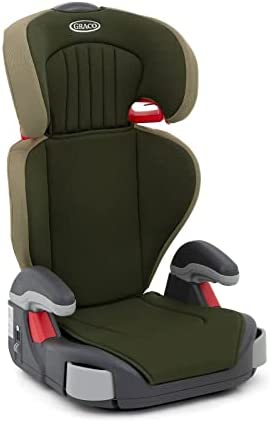 Graco Junior Maxi - Silla de coche infantil, respaldo alto, ligera, grupo 2/3, de 4 a 12 años aproximadamente (15-36 kg), color verde (Clover)