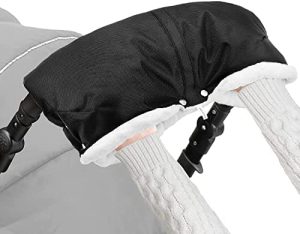 Guantes de Silla de Paseo, Aoreun Guantes para cochecito con forro polar Impermeables y Anticongelante Caliente a prueba de viento Manoplas Invierno Cochecito de Bebé Guante para Todos los Cochecitos