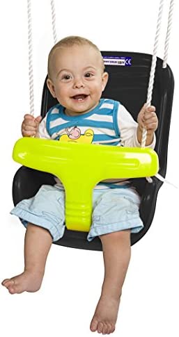 Hörby Bruk (Asiento para bebé, Respaldo Extra Alto, Apto para Cualquier Columpio, 45 x 36 x 38 cm, Color Negro, (4021)