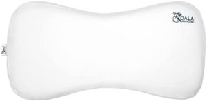 KOALA BABYCARE Almohada para bebés hasta los 36 Meses para Ayudar a prevenir y Tratar la plagiocefalia,de Funda extraíble (con Dos Fundas), Hecha de Memory Foam, Espuma viscoelastica - Blanco