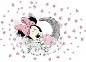 Kibi - 2 Pegatinas Infantiles Pared Minnie Pegatinas Decorativas Pared mickey Mouse