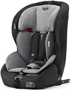 Kinderkraft Silla de Coche Isofix SAFETY FIX, Grupo 1/2/3, 9-36 Kg, Gris