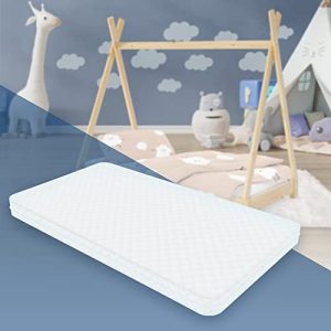 Funda de cama de viaje para niños pequeños, colchoneta de viscosa hecha de  bambú protector de colchón impermeable, compatible con cama de viaje