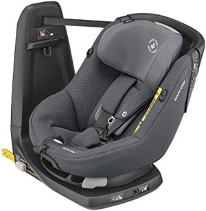 Maxi-Cosi Axissfix Silla de coche giratoria 360° isofix, silla auto reclinable y contramarcha para bebés 4 meses - 4 años, 61-105 cm, i-Size, Authentic Graphite
