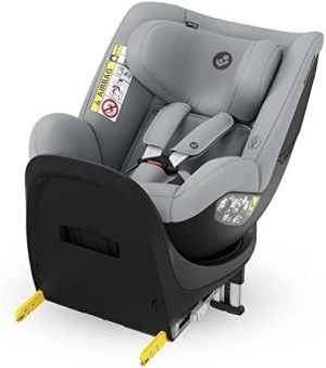 Maxi-Cosi Mica Eco Silla de coche isofix giratoria 360º, reclinable en 4 posiciones, seguridad i-Size, tejidos 100% reciclados, para niños de 3 meses a 4 años