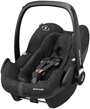 Maxi-Cosi Pebble Plus ,Silla de Coche para Bebé Grupo 0+, Silla de Coche ISOFIX, i-Size, 0 - 12 m, 0 - 12 kg, 45 - 75 cm, Nomad Black (negro)