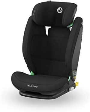 Maxi-Cosi RodiFix S i-Size, Silla de Coche ISOFIX, 3 Posiciones, Alto/Ancho Ajustables, protección Frente a Impactos Laterales G-Cell, Cojines AirProtect, 100-150 cm, 3,5-12 años, Negro básico